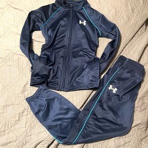 Under Armour boys track sweat suit size 7